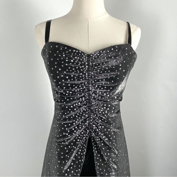 Vintage Y2K Women’s 12 Black‎ Formal Dress Dark Fairy Grunge Whimsigoth Wedding - Picture 9 of 12